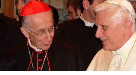 IL PAPA COL CARDINAL RUINI