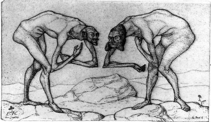 Paul-Klee-Meeting-of-two-men