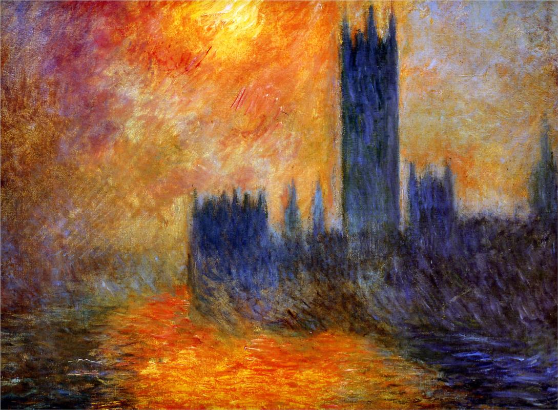 house-of-parliament - monet