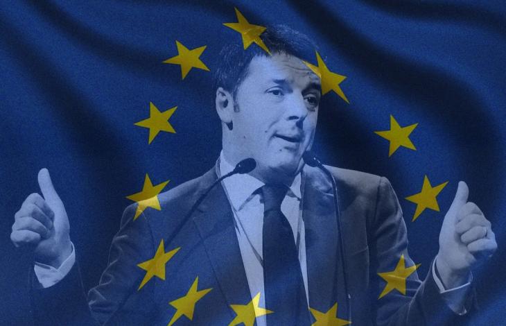 matteo-renzi-europa-flag