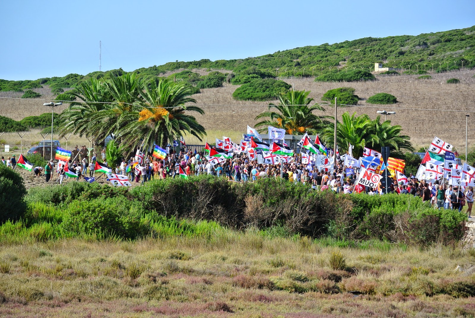 contro la base di capo frasca