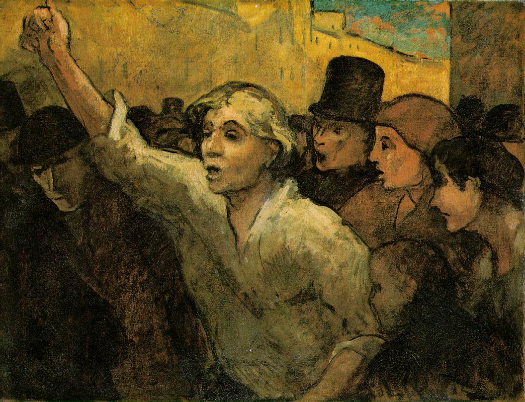 Honore_Daumier_The_Uprising