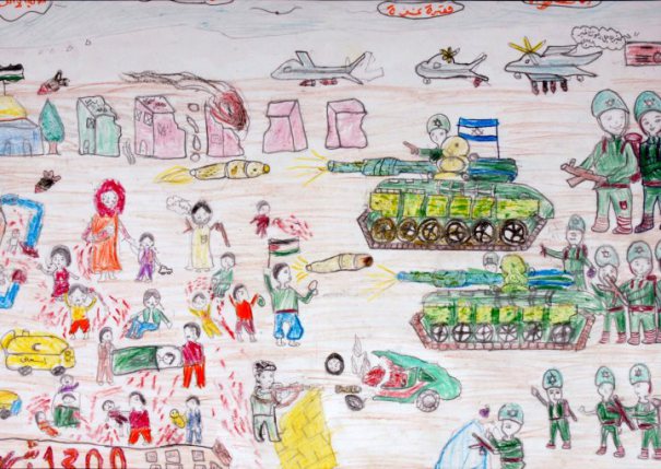 Gaza vista dai disegni dei suoi bimbi