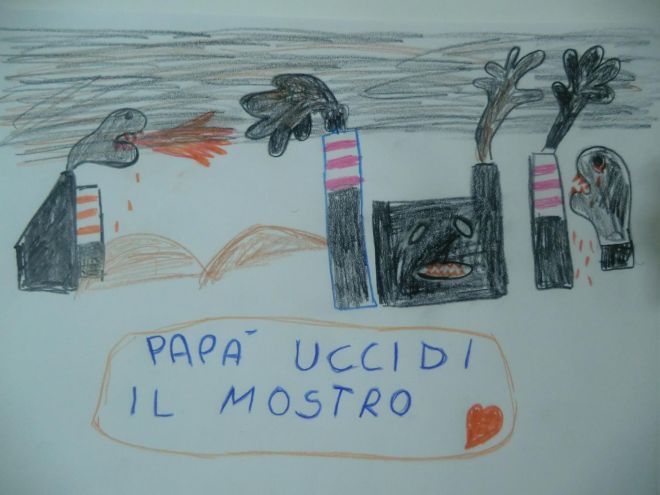 20121020_ilva_disegno_bambino_papa_uccidi_il_mostro