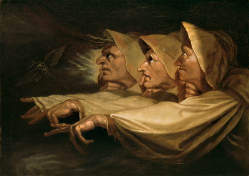 J.H. Füssli: Die drei Hexen, 1783