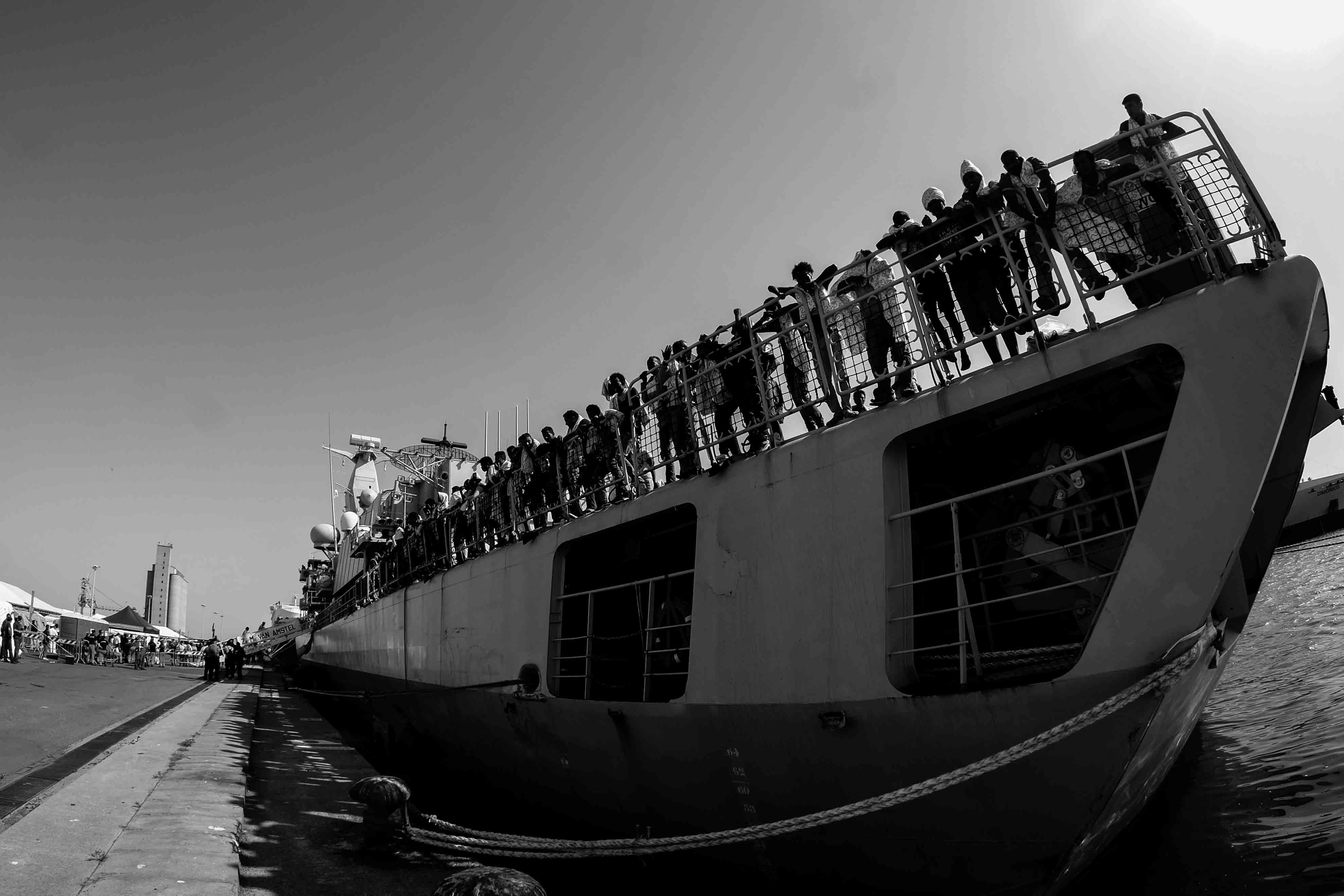 Migranti a Cagliari - Foto Roberto Pili