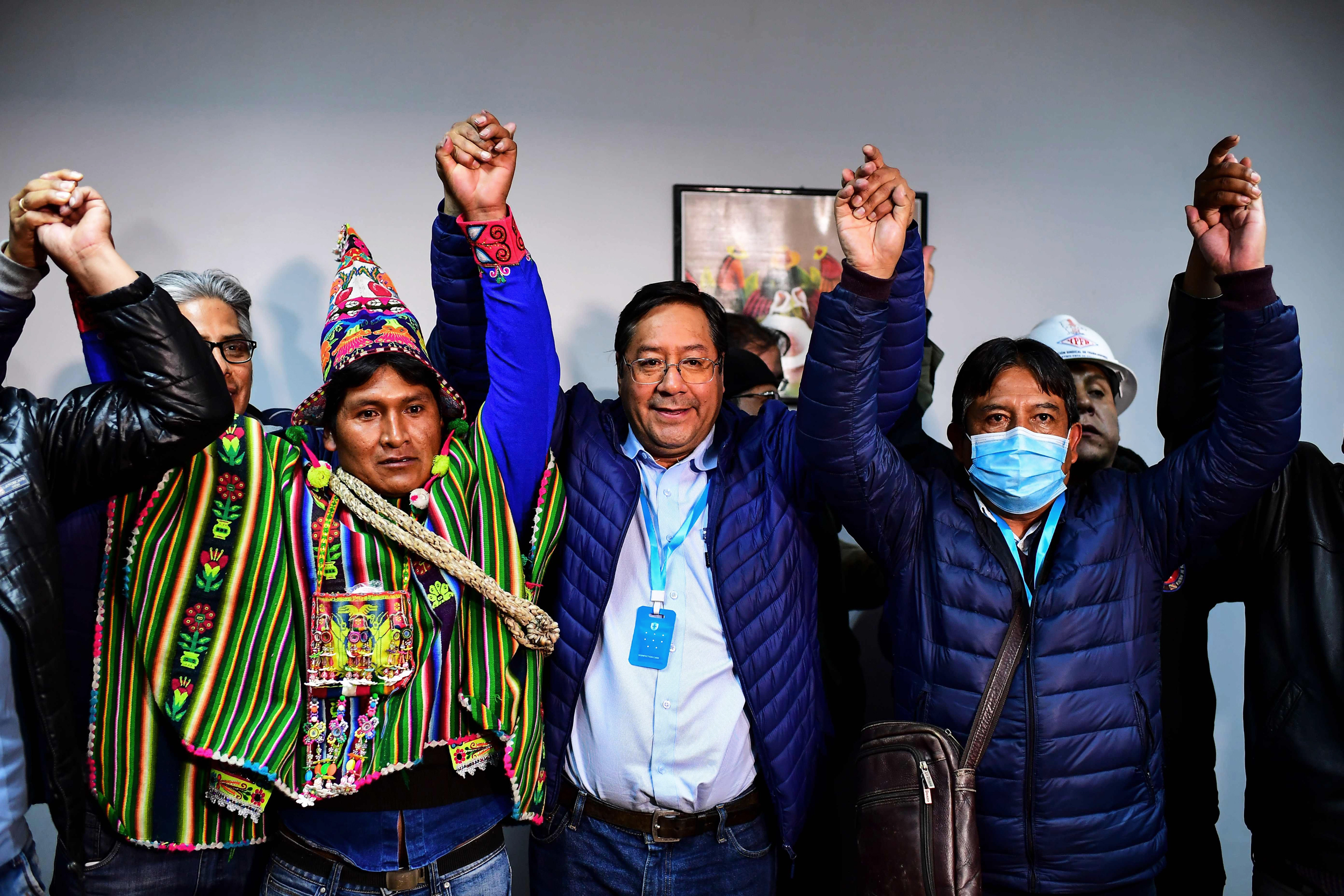 Image: BOLIVIA-ELECTION-ARCE