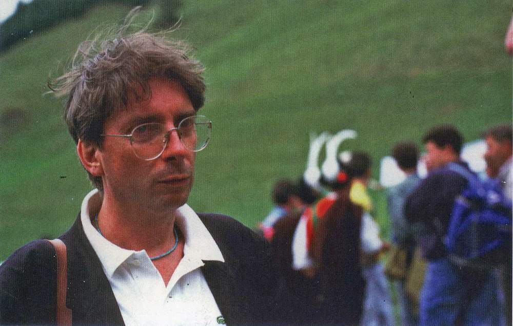 Passo del Brennero, 1991. Alex Langer. Foto Othmar Seehauser Passo del Brennero, 1991. Alex Langer. Foto Othmar Seehauser
