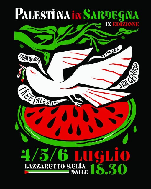 locandina palestina in sardegna 4 5 6 luglio locandina palestina in sardegna 4 5 6 luglio